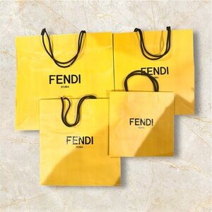 Fendi Shopping Bags 1 Large 2 Medium 1 Small